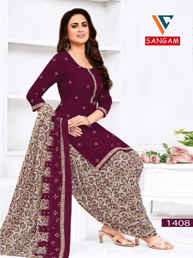 Sangam Vol 14 By Vandana Daily Wear Cotton Dress Material Wholesale Price In Surat
 